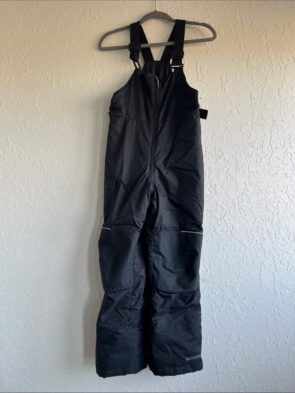 Columbia Black Kids Snow Bib Overalls Unisex M